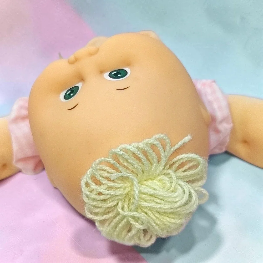 VTG 1985 Cabbage Patch Kids Preemie Doll Frank Emery Coleco Boy Green Eyes 16